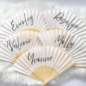 Personalised Handheld Silk Fan